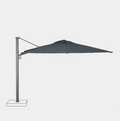 Parasol déporté anti-vent 3x3m - Structure anthracite