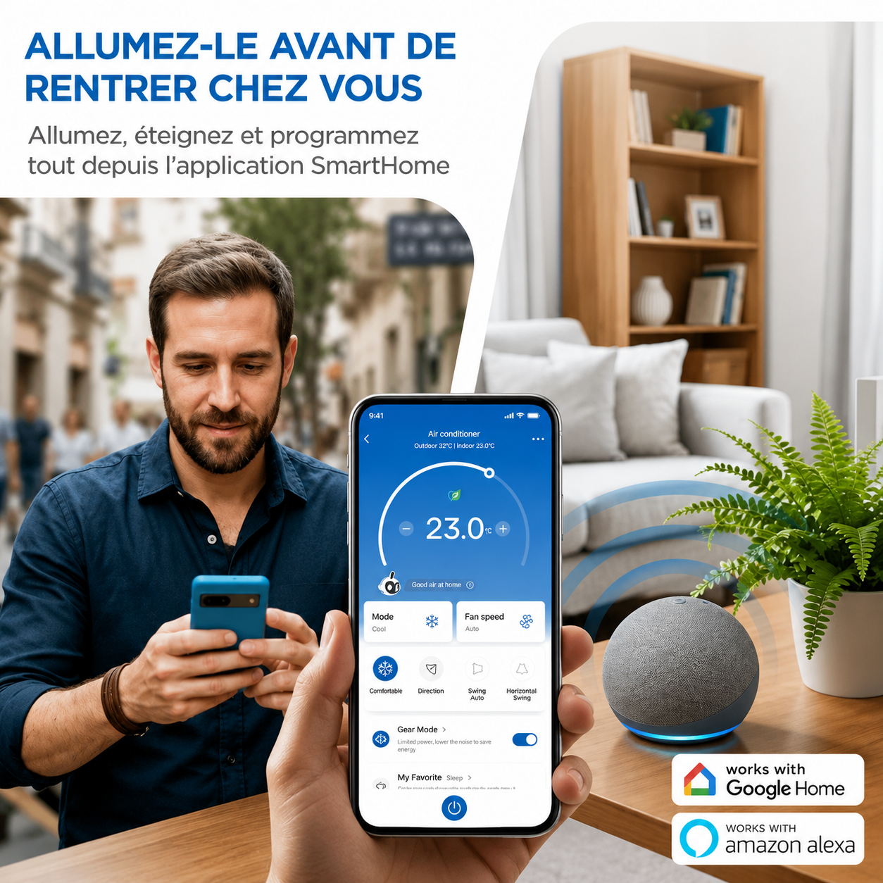 PortaSplit – Refroidit comme une clim fixe, se branche comme un ventilateur